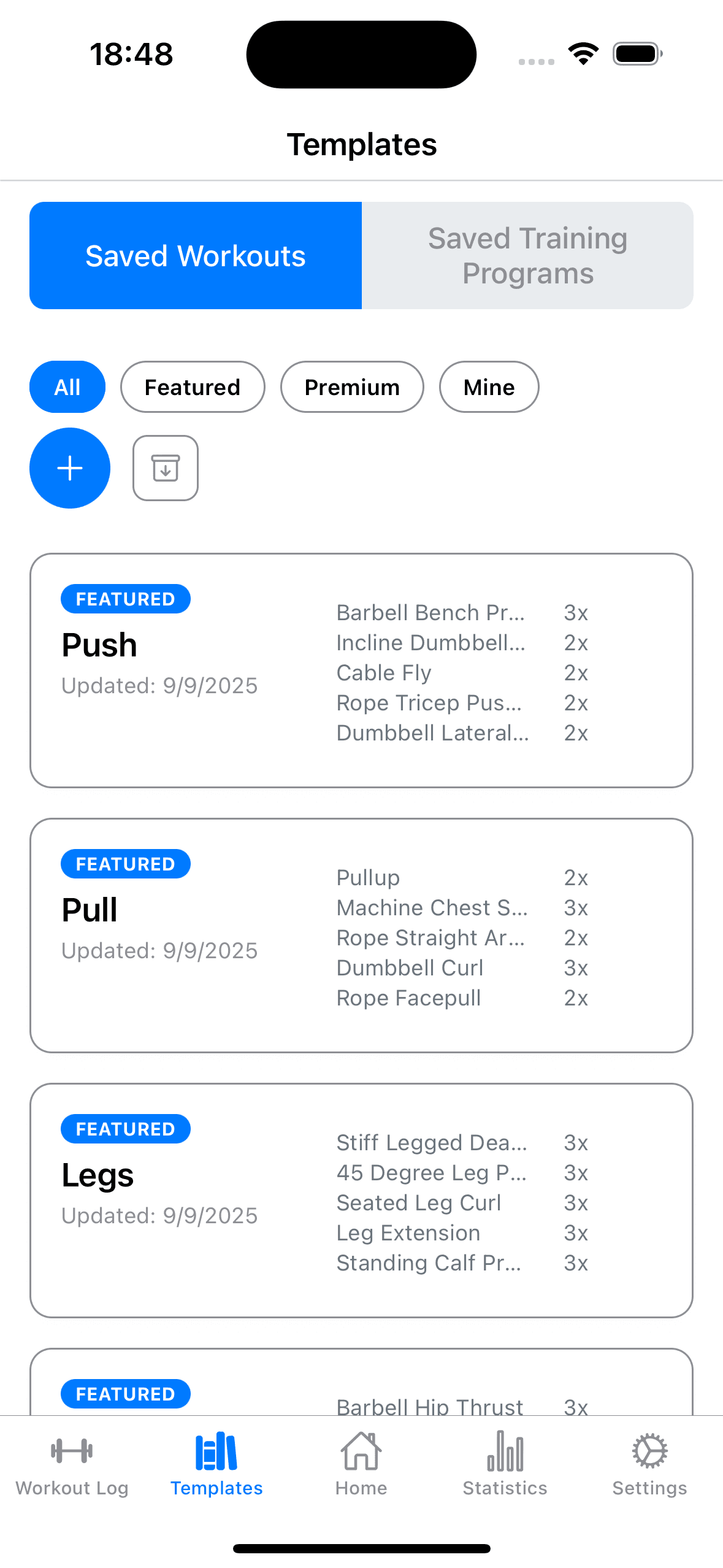 Coach-built templates